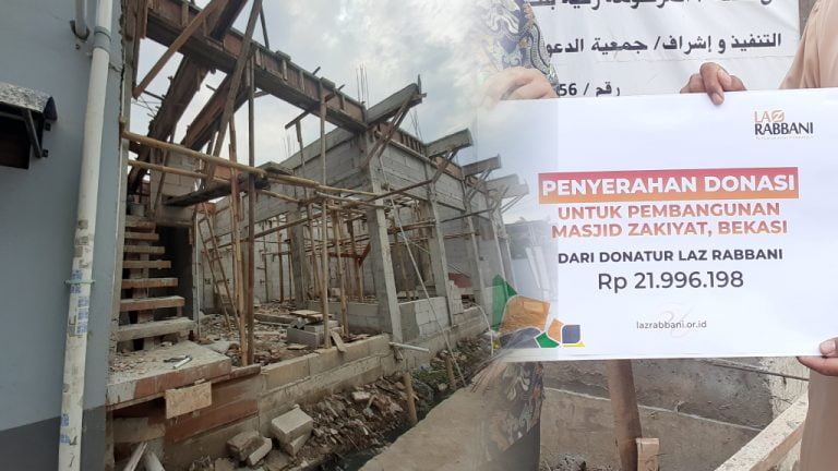 Penyerahan Bantuan untuk Pembangunan Masjid Zakiyat