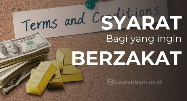 Syarat Bagi Yang Ingin Berzakat