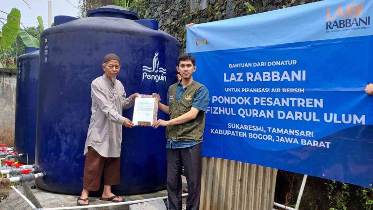 Pipanisasi Air Ponpes Tahfizul Qur’an Darul Ulum