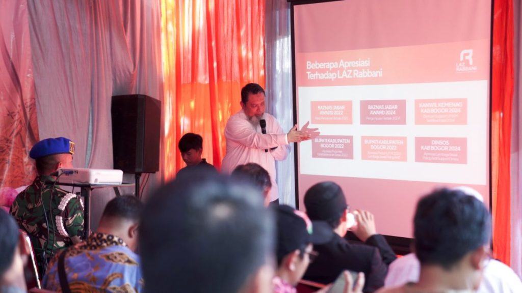 Ketua LAZ Rabbani Memberikan Penjelasan Singkat Profil dan Perjalanan LAZ Rabbani